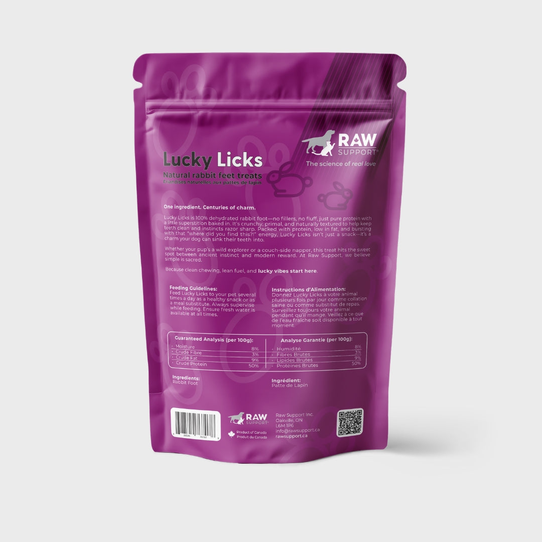 Lucky Licks | Rabbit Feet | 150g