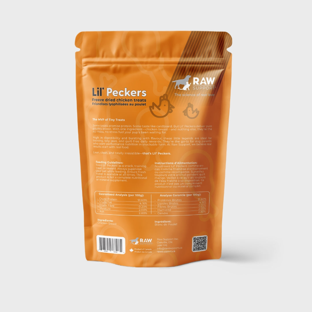 Lil' Peckers | Freeze Dried Chicken | 130g