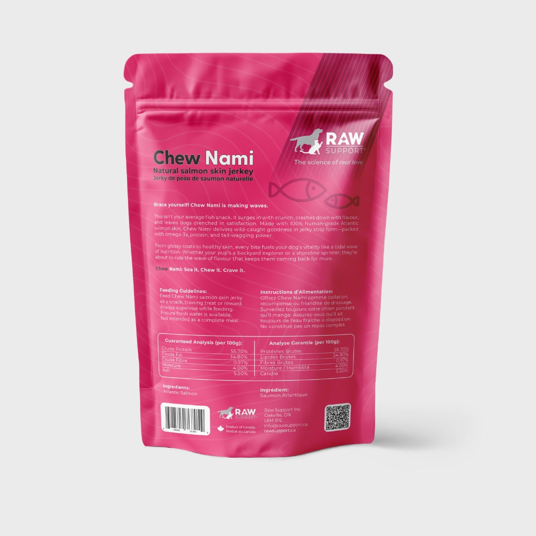 Chew Nami | Atlantic Salmon Skin | 90g