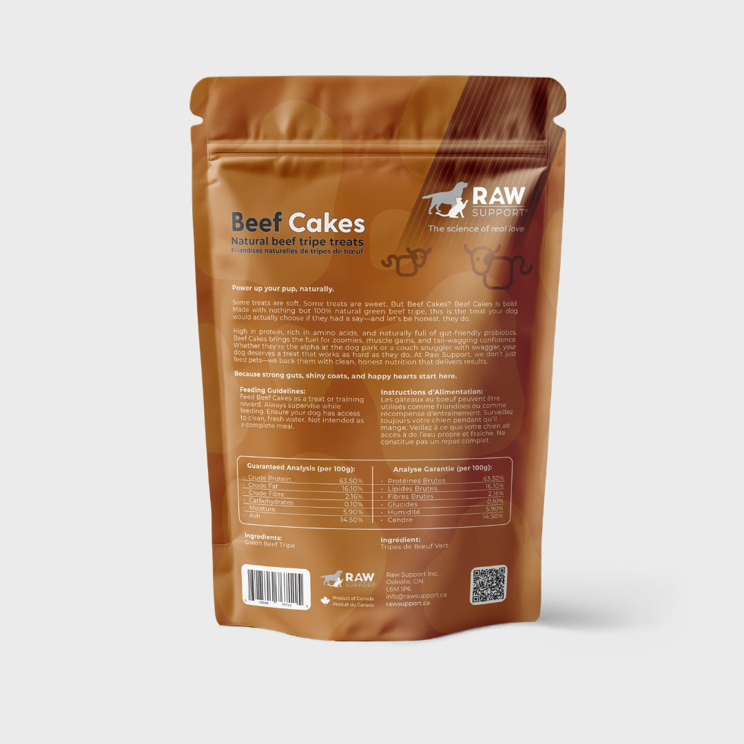 Beef Cakes | Beef Tripe Treats |  125g