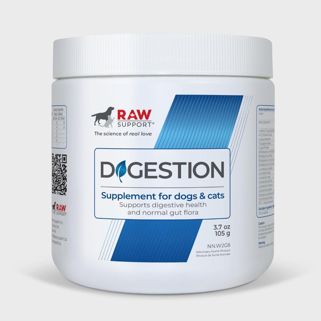 Digestion | Probiotics, Prebiotics & Digestive Enzymes | 105g - Raw Support Inc