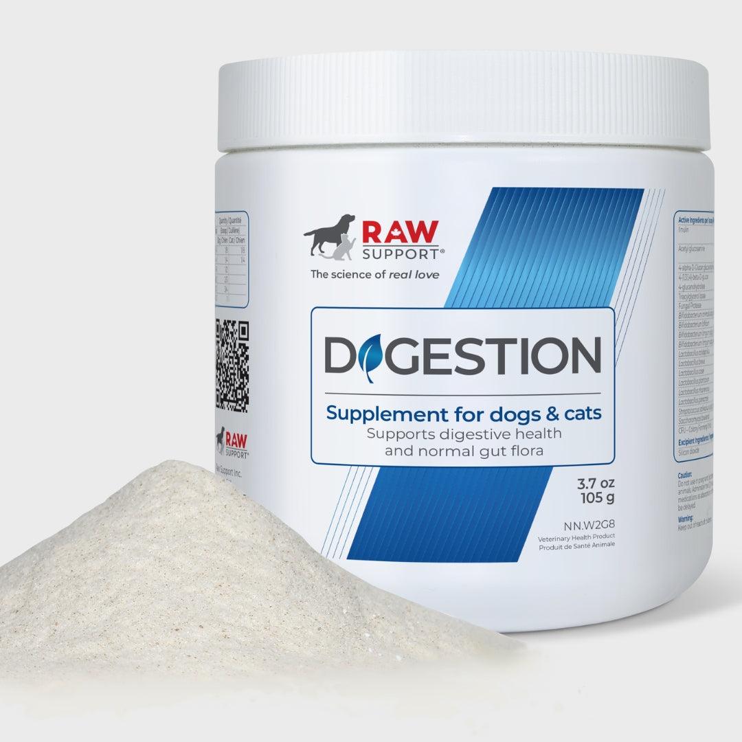 Digestion | Probiotics, Prebiotics & Digestive Enzymes | 105g - Raw Support Inc