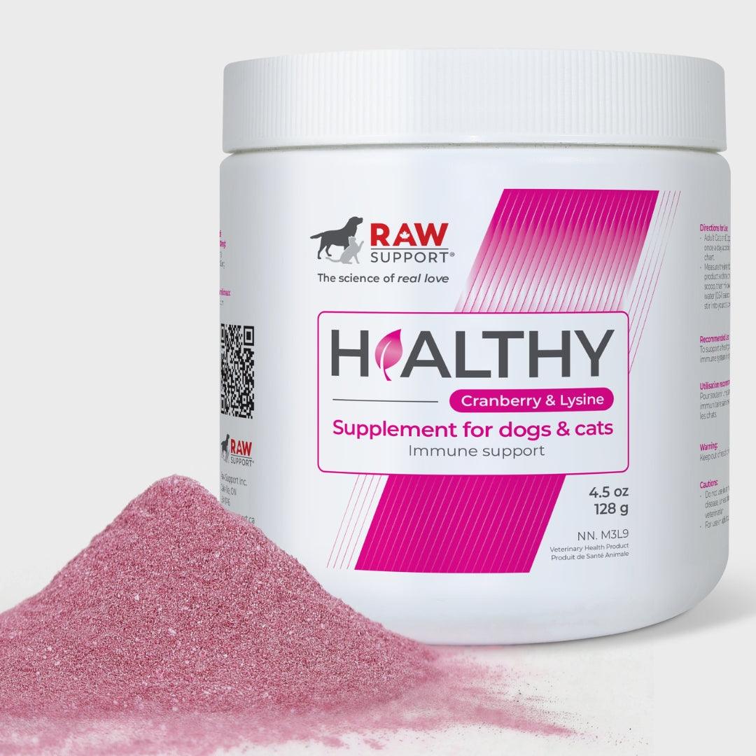 Healthy Cranberry & L-lysine | Immune Boost | 128g - Raw Support Inc