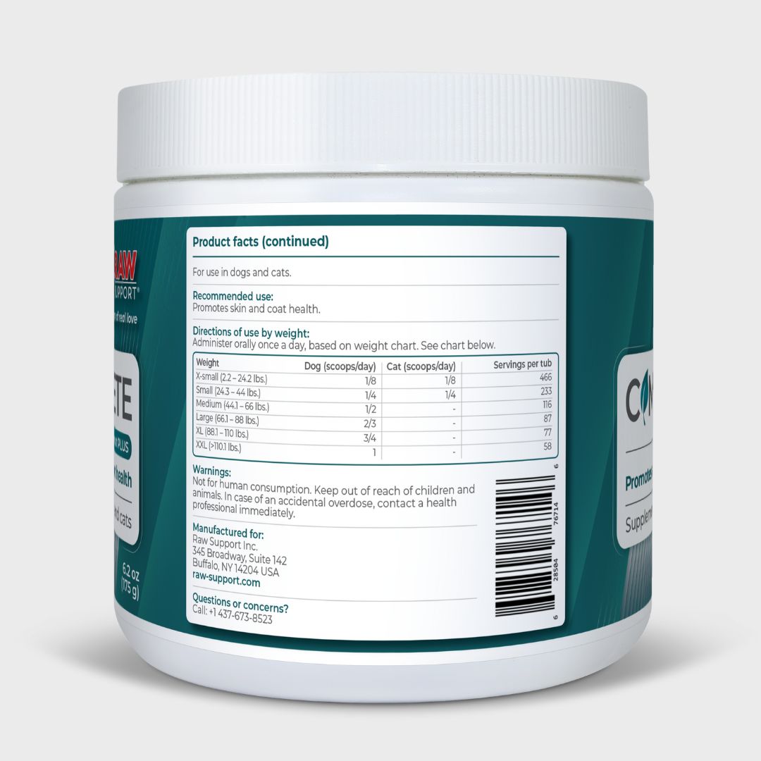 Complete Skin & Coat PLUS | Promotes Skin & Coat Health | 175g | USA