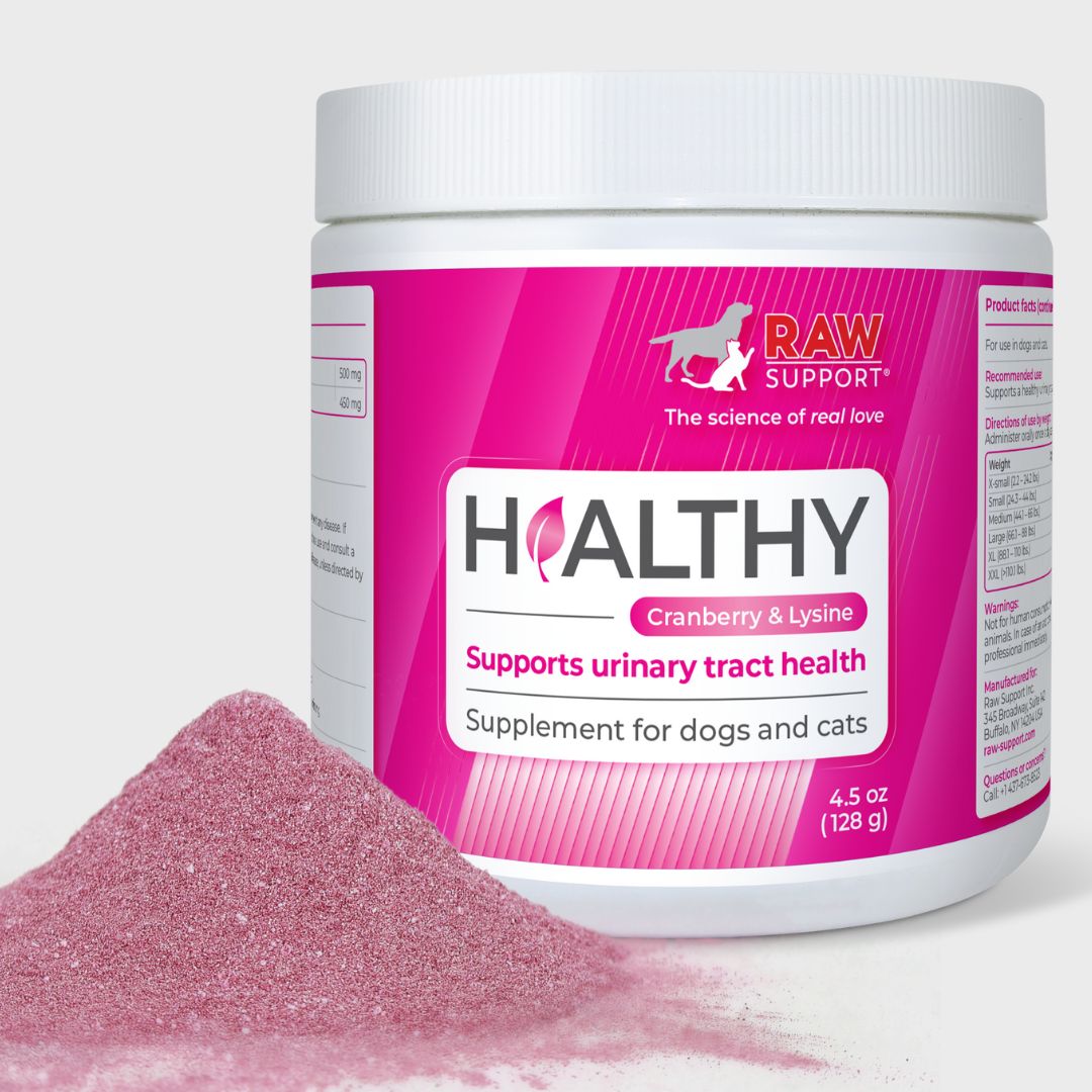 Healthy Cranberry & Lysine | Supports Urinary Tract Health | 128g | USA