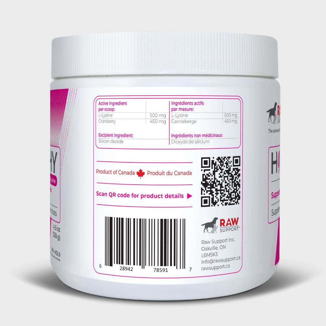 Healthy Cranberry & Lysine | Supports Urinary Tract Health | 128g