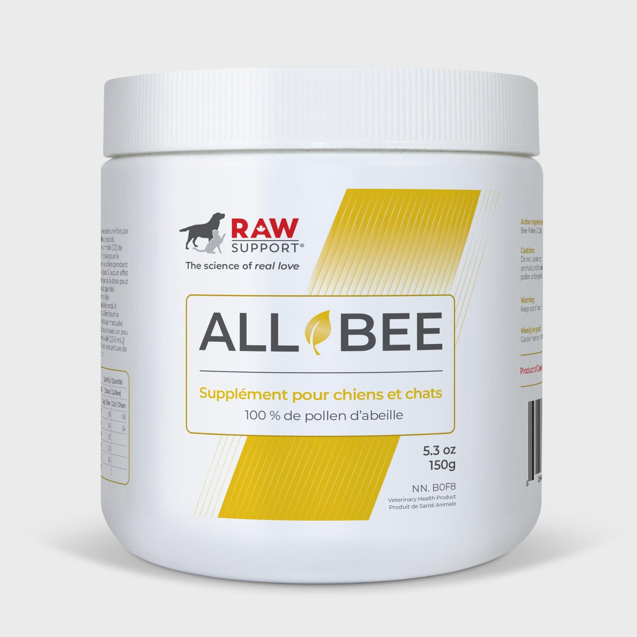 All Bee | Natural Antioxidant | Pet Wellness Supplement | 150g - Raw Support Inc